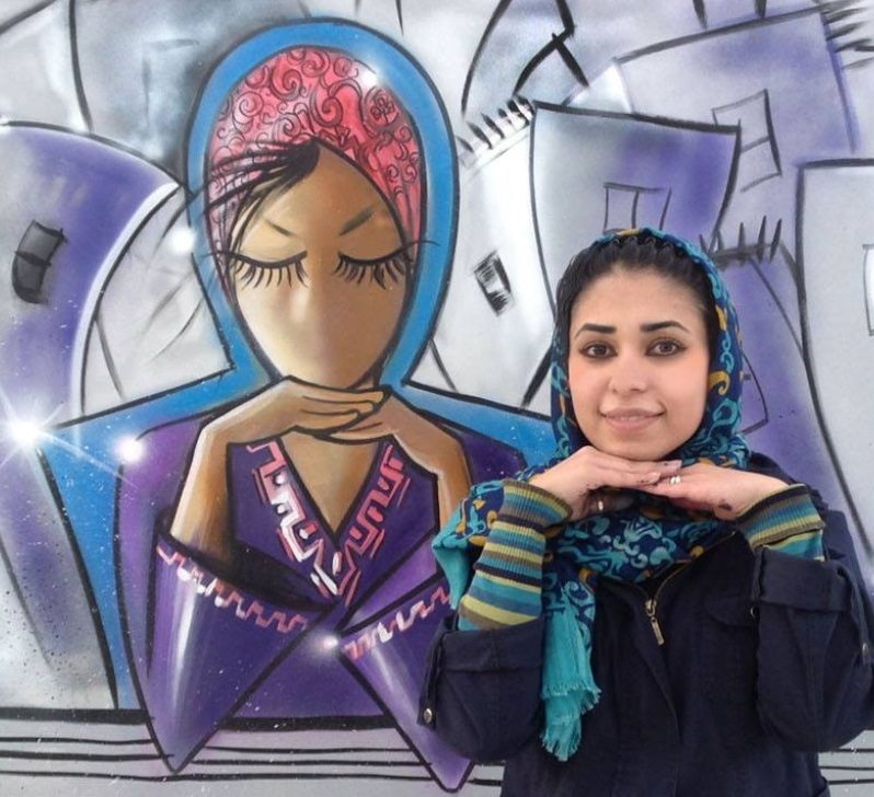 Shamsia Hassani, artista graffitera - Cultopias